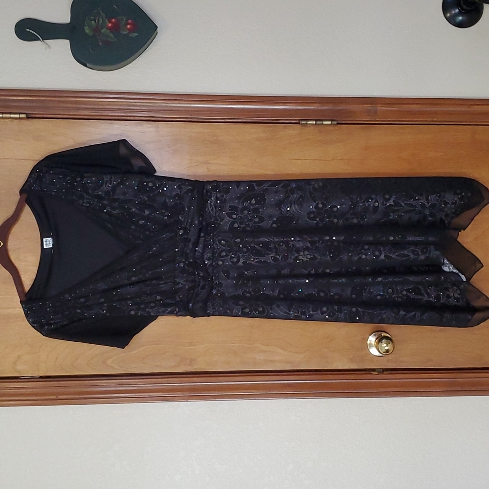Studio 1940 XL black dress SPARKLE
